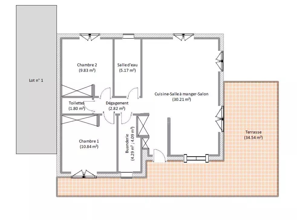 Maison à vendre, 64m², Prunelli-di-Fiumorbo
