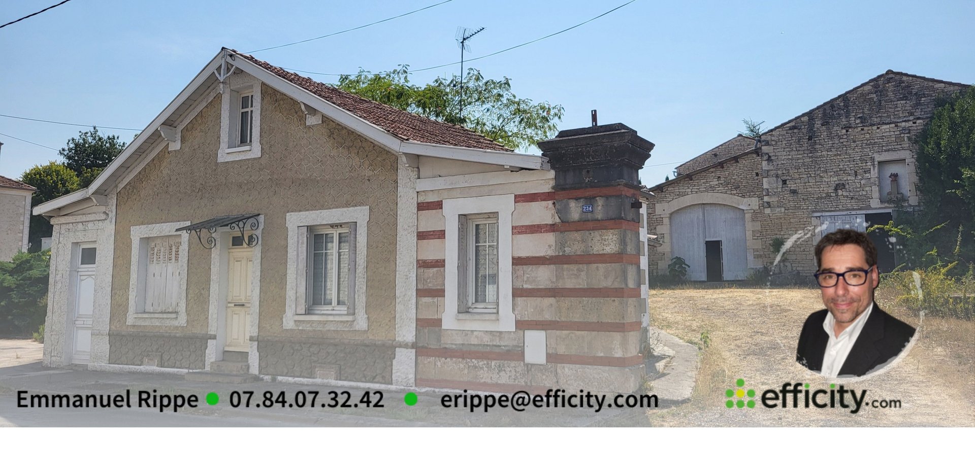 Maison à vendre, 70m², Rouillac