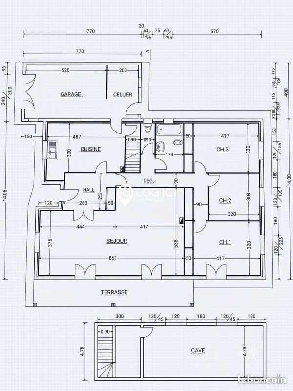 Maison à vendre, 120m², Lons
