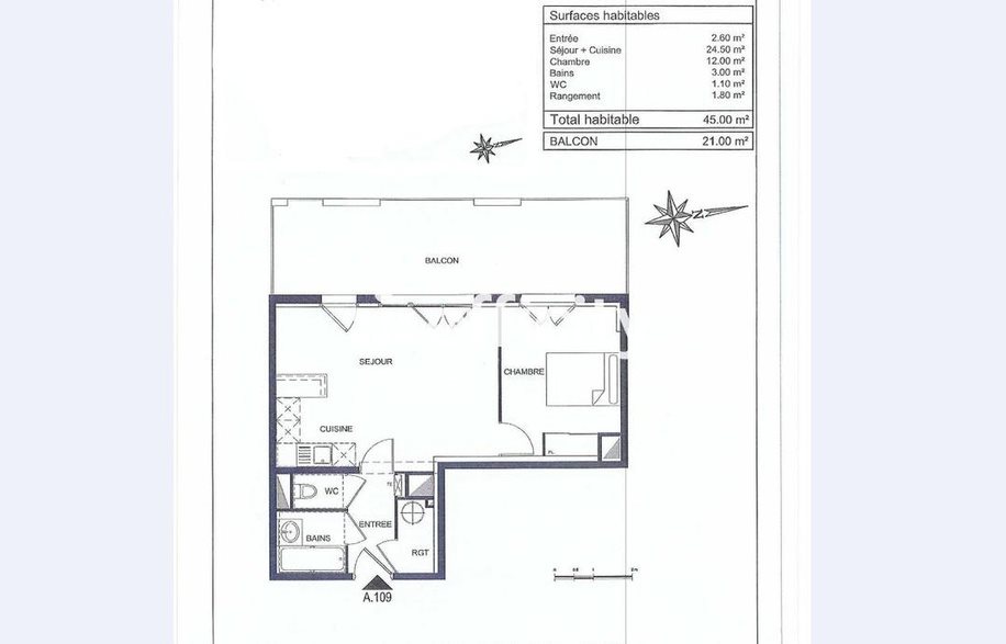 Appartement à vendre, 44m², Gujan-Mestras