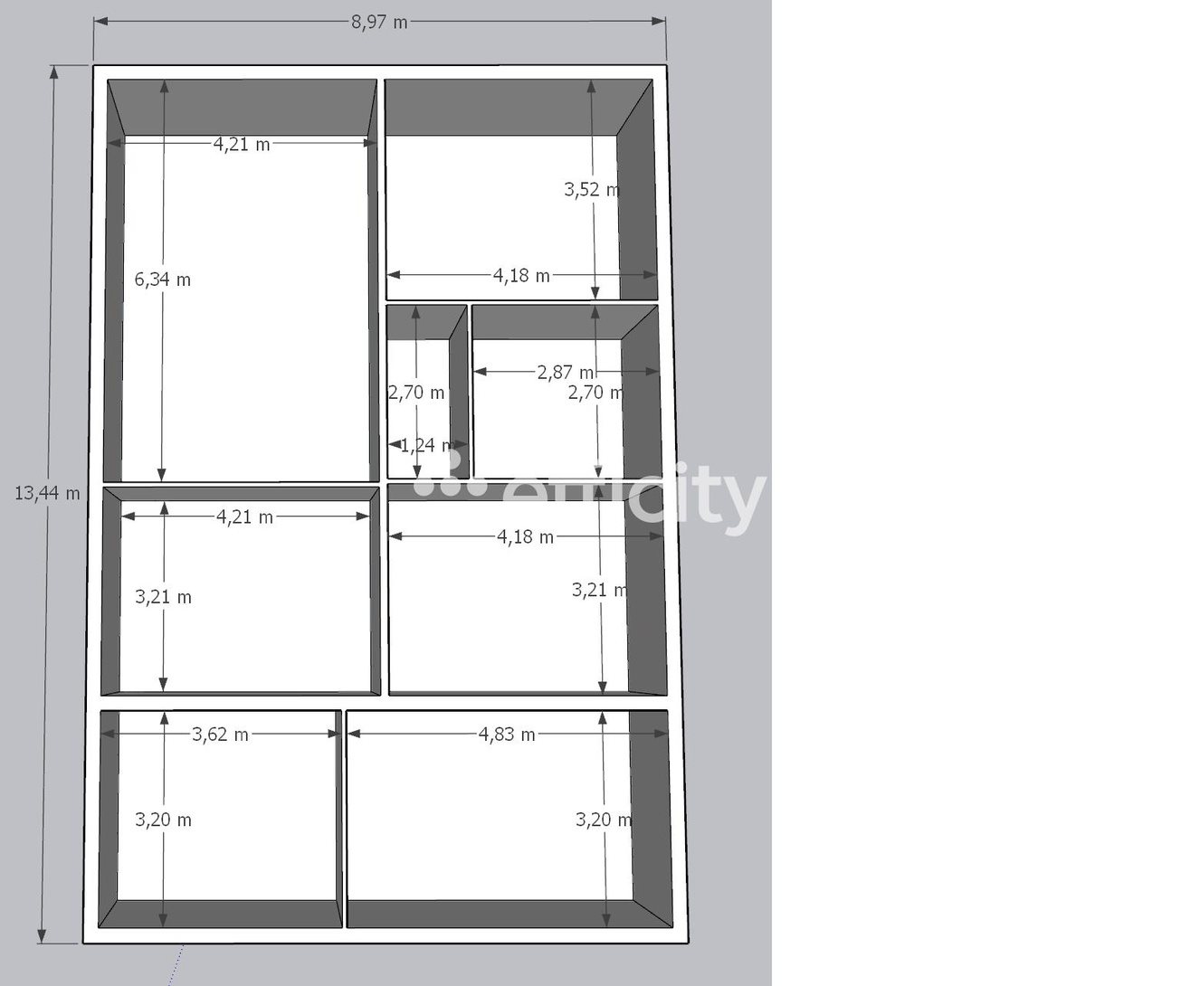 Maison à vendre, 4m², Pessac