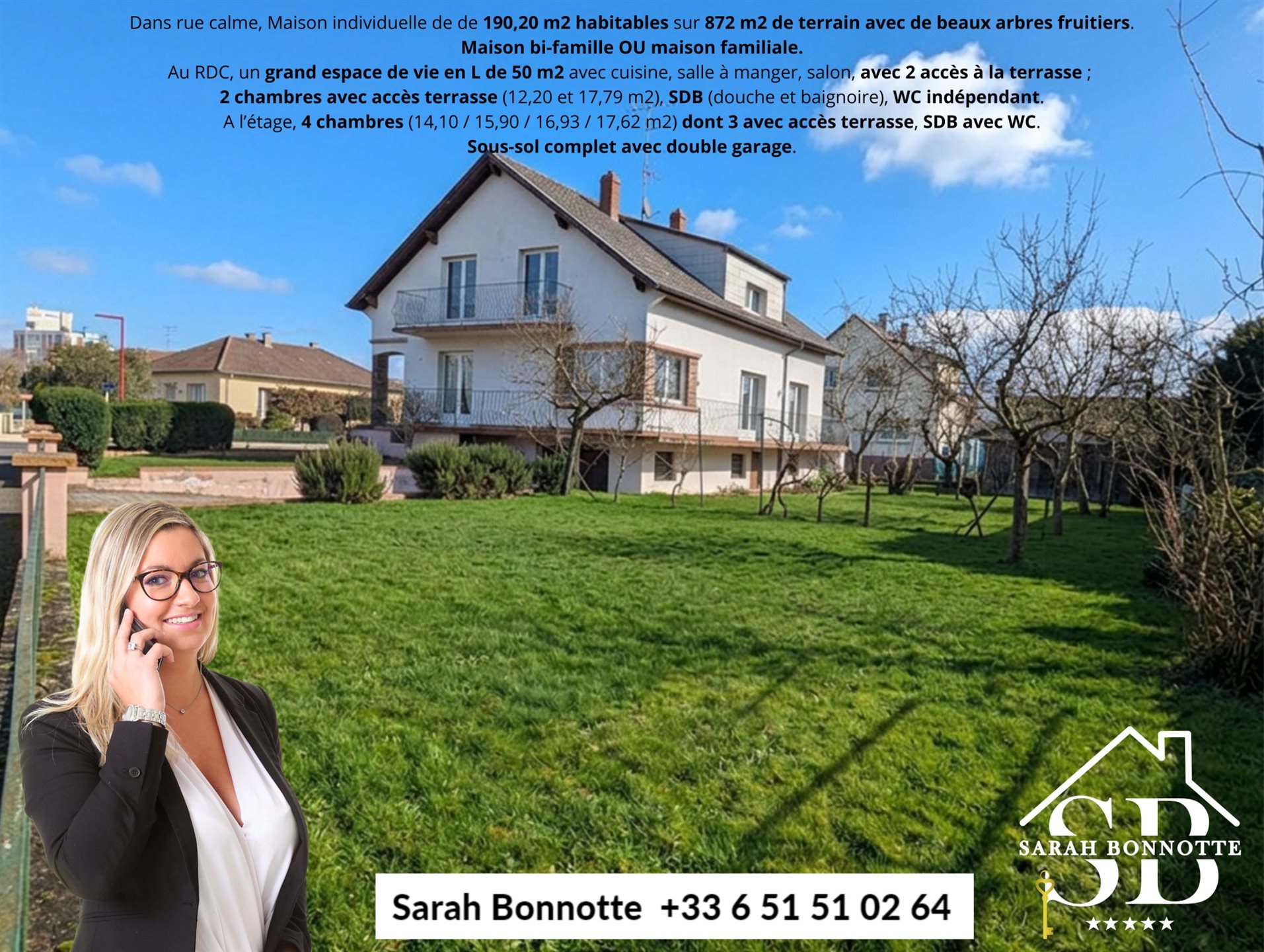 Maison à vendre, 190m², Sundhoffen