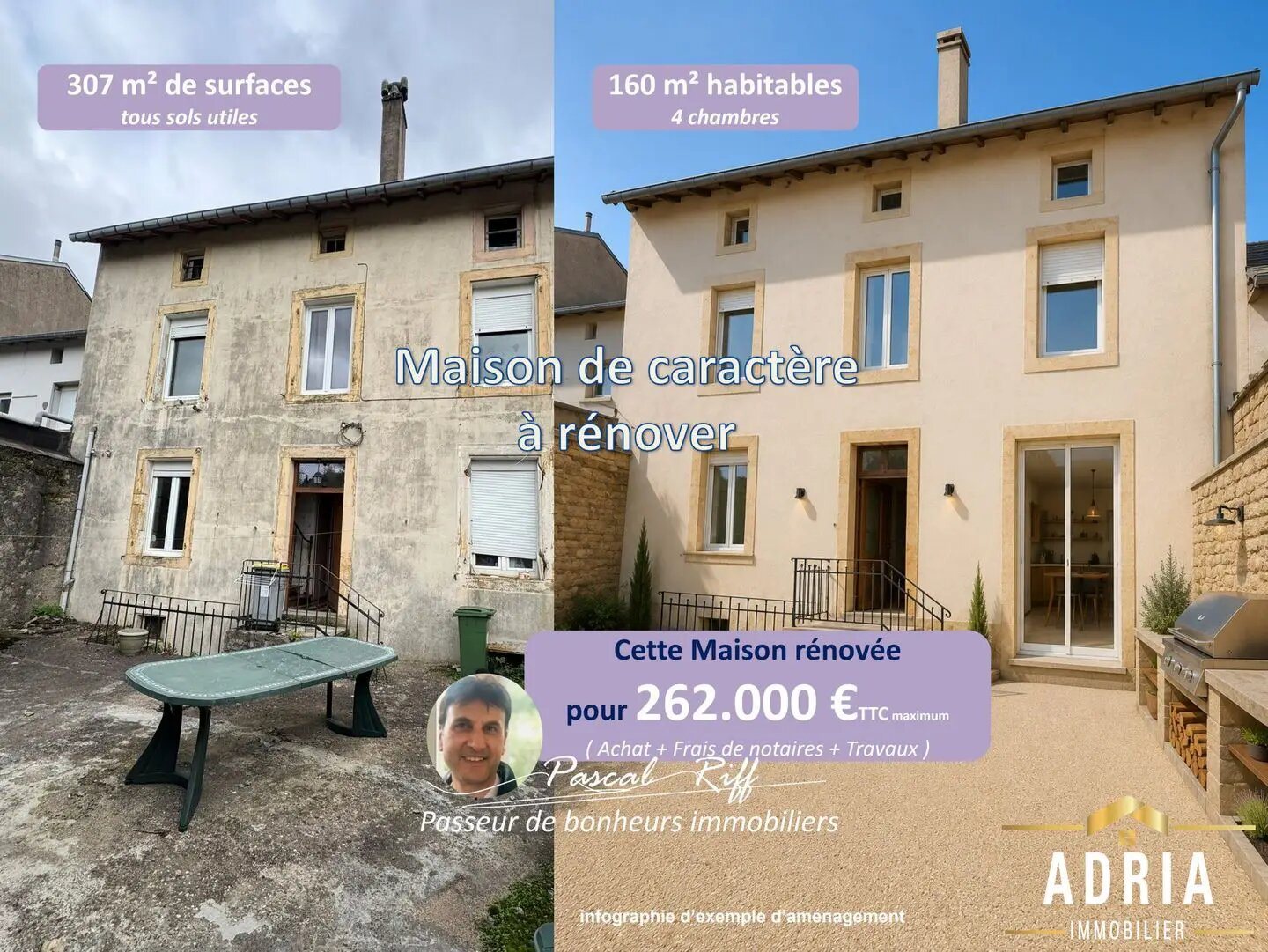 Maison à vendre, 161m², Nilvange