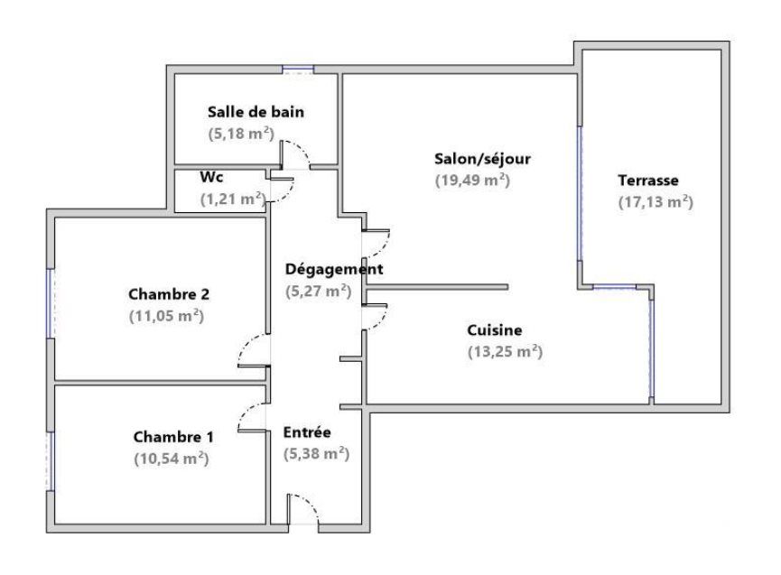 Appartement à vendre, 71m², Bourgoin-Jallieu
