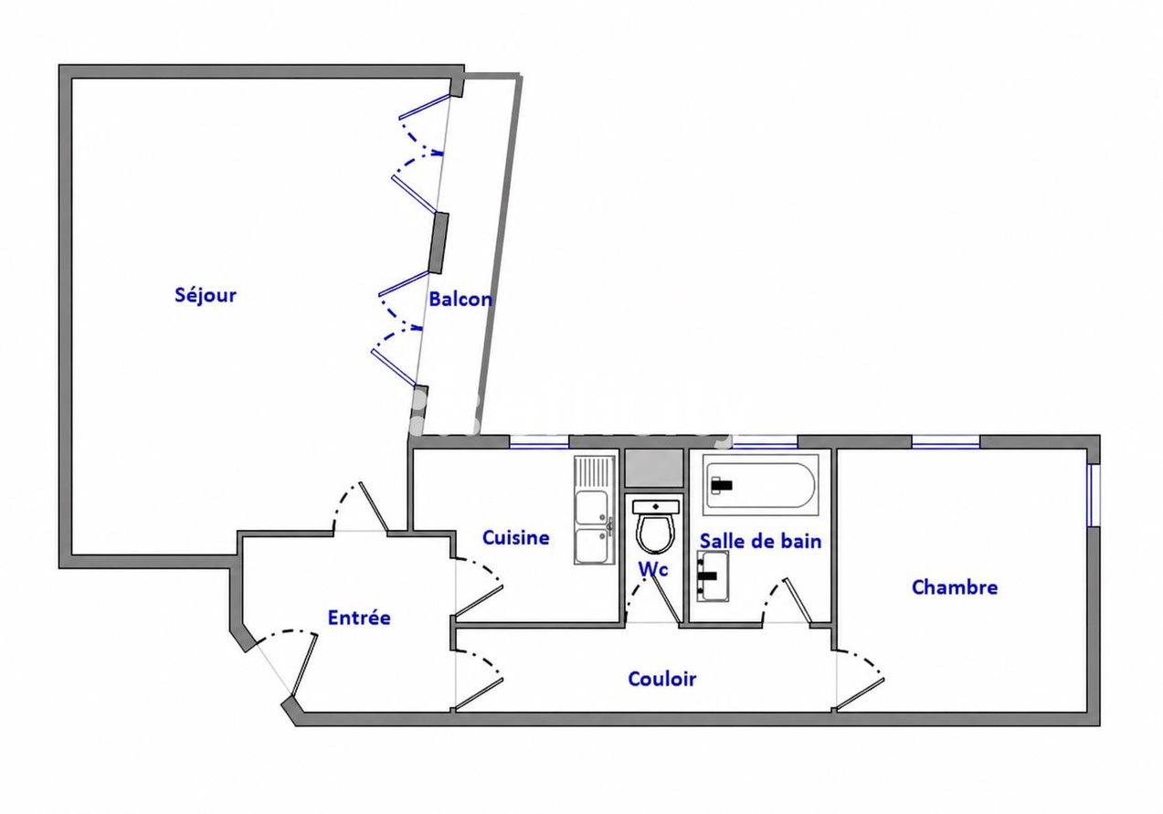 Appartement à vendre, 47m², Puteaux