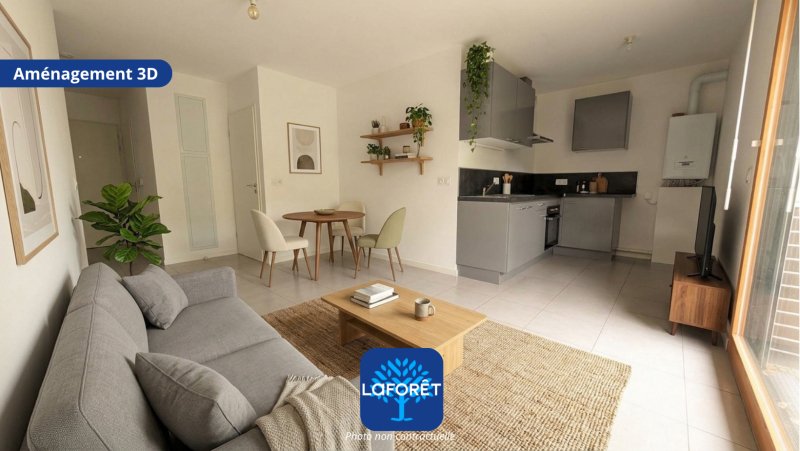 Appartement à vendre, 41m², Saint-Priest