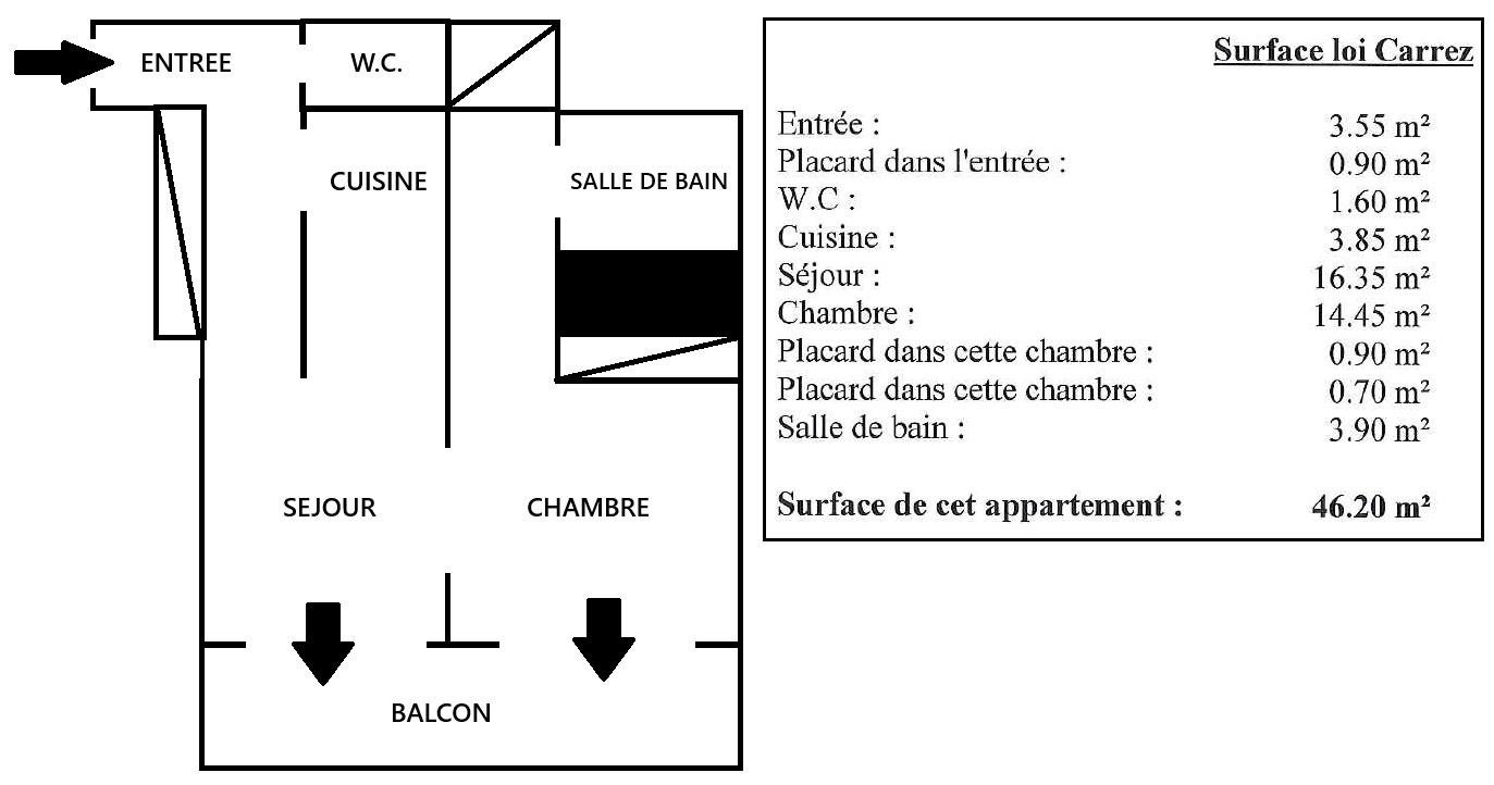Appartement à louer, 46m², Thonon-les-Bains
