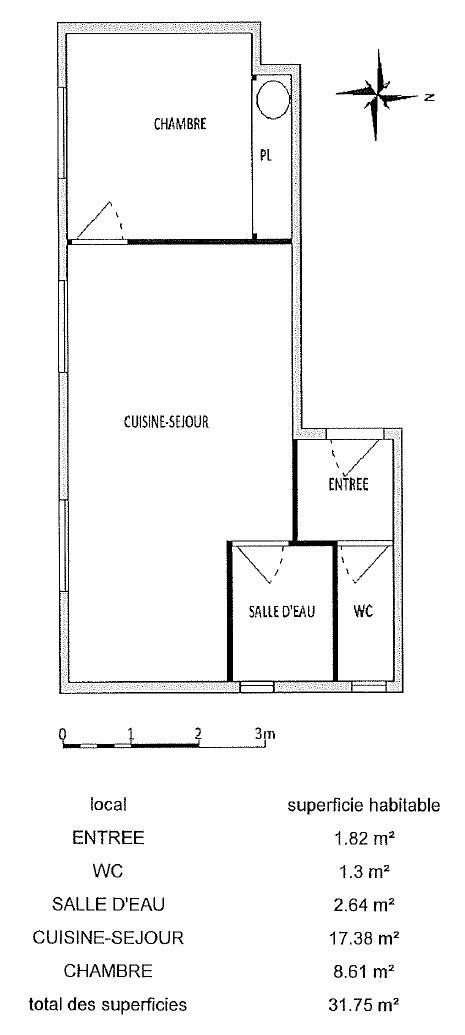 Appartement à louer, 31m², Évian-les-Bains