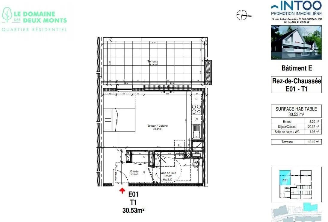 Appartement à louer, 30m², Jougne