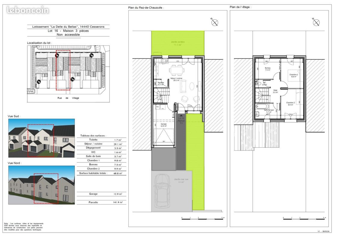 Maison à vendre, 68m², Caen