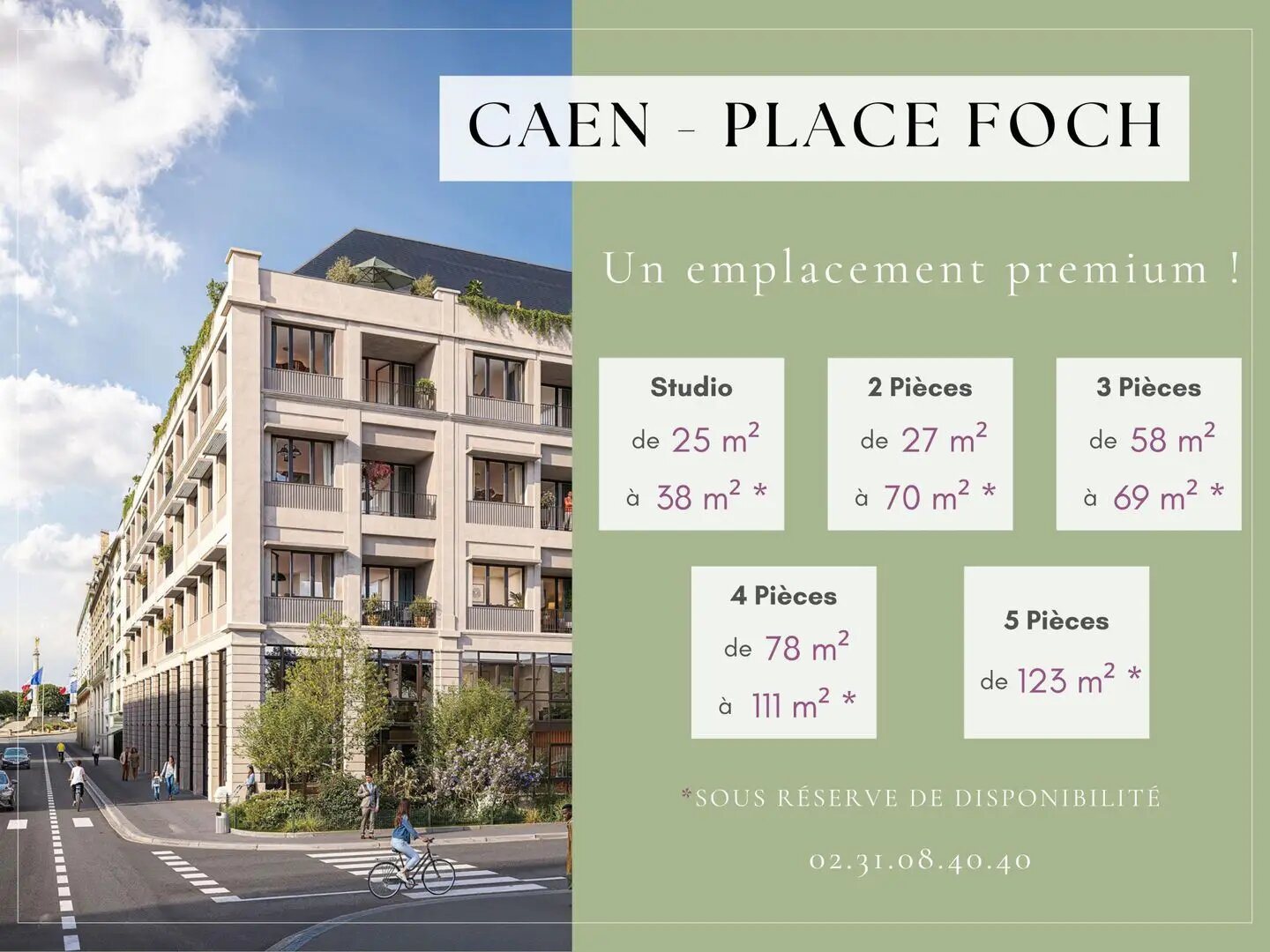 Appartement à vendre, 128m², Caen