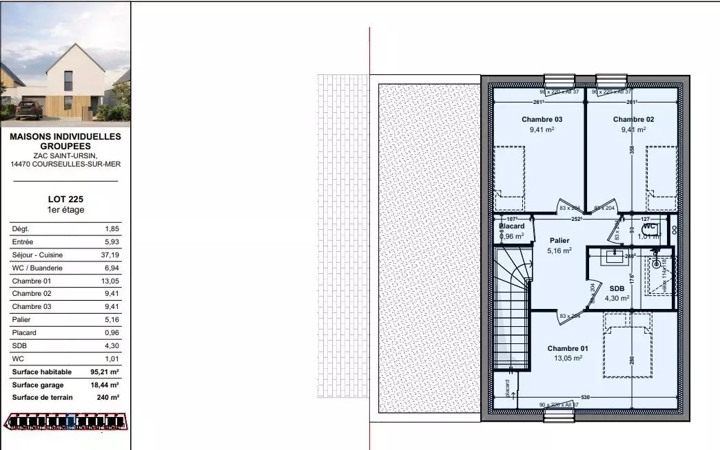 Maison à vendre, 95m², Courseulles-sur-Mer