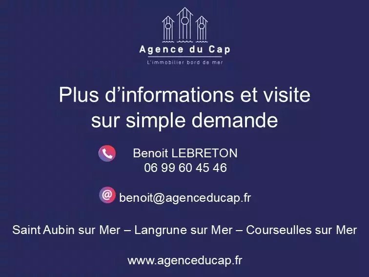 Maison à vendre, 120m², Saint-Aubin-sur-Mer