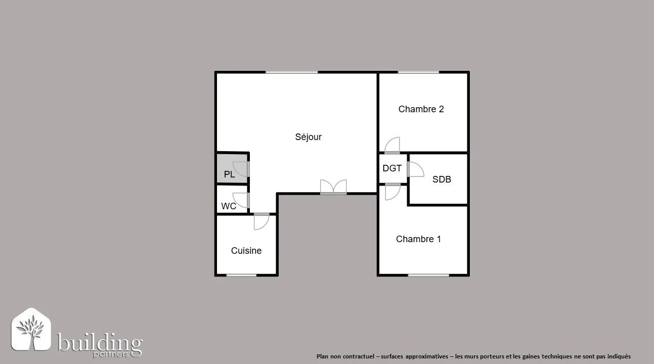 Appartement à vendre, 56m², Levallois-Perret