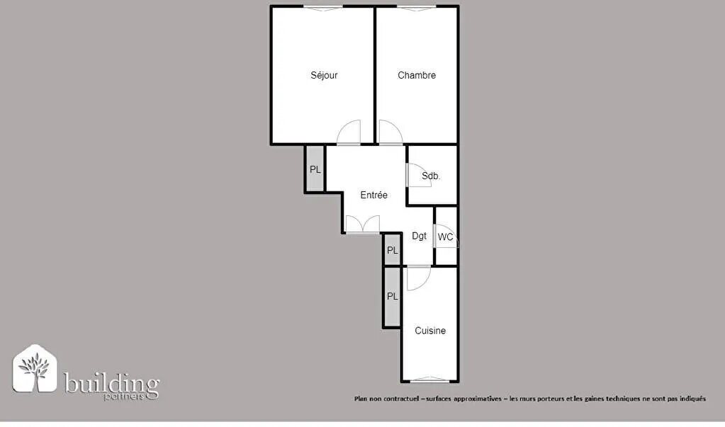 Appartement à vendre, 55m², Levallois-Perret