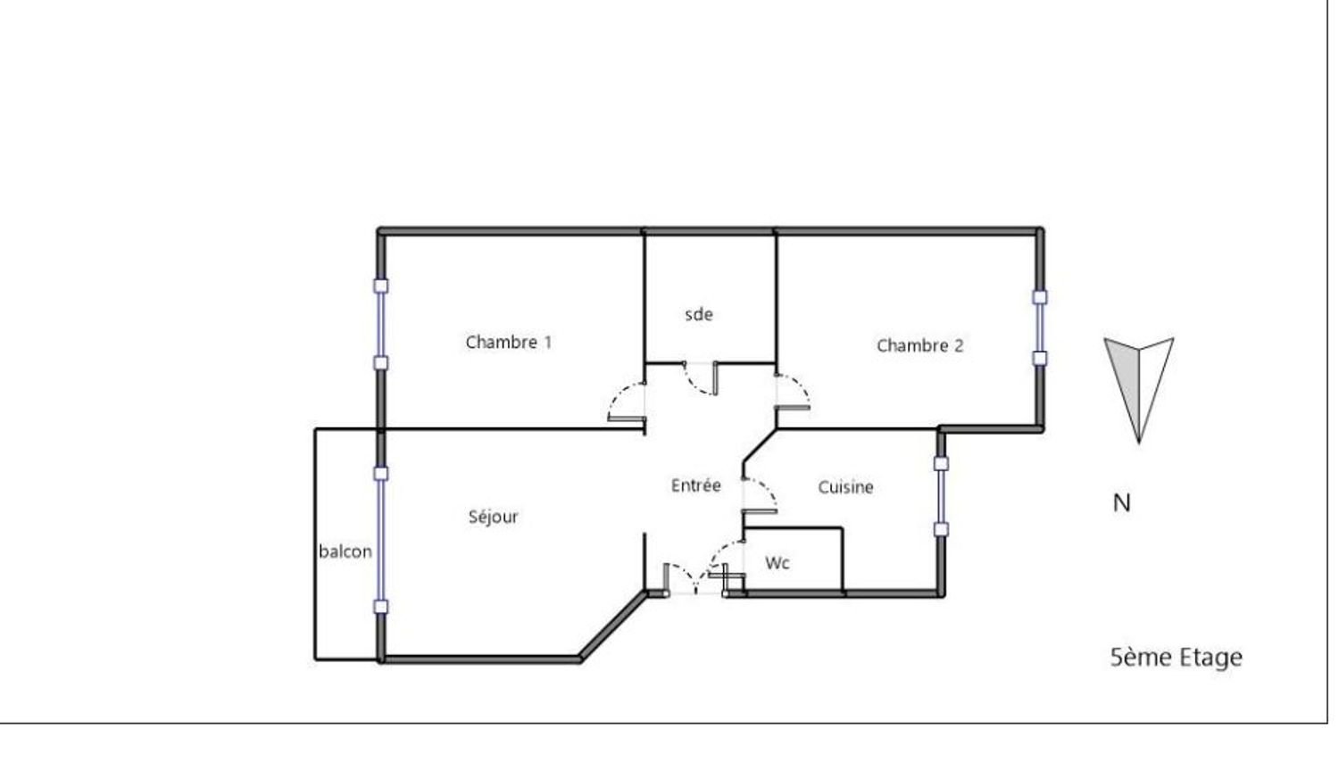 Appartement à vendre, 56m², Levallois-Perret