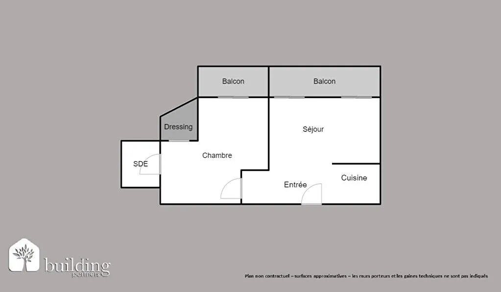 Appartement à vendre, 49m², Levallois-Perret
