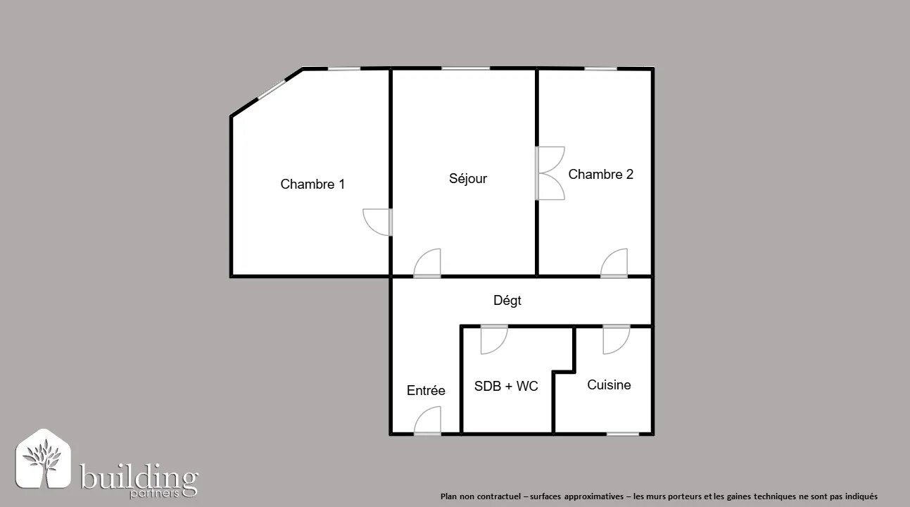 Appartement à vendre, 57m², Levallois-Perret