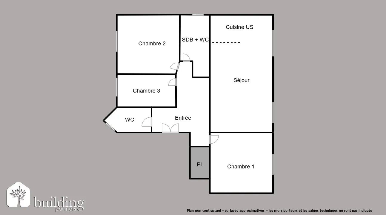 Appartement à vendre, 65m², Levallois-Perret