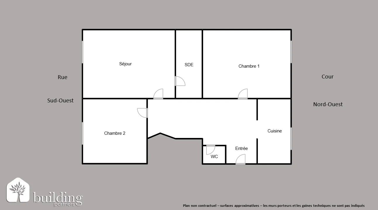 Appartement à vendre, 46m², Levallois-Perret
