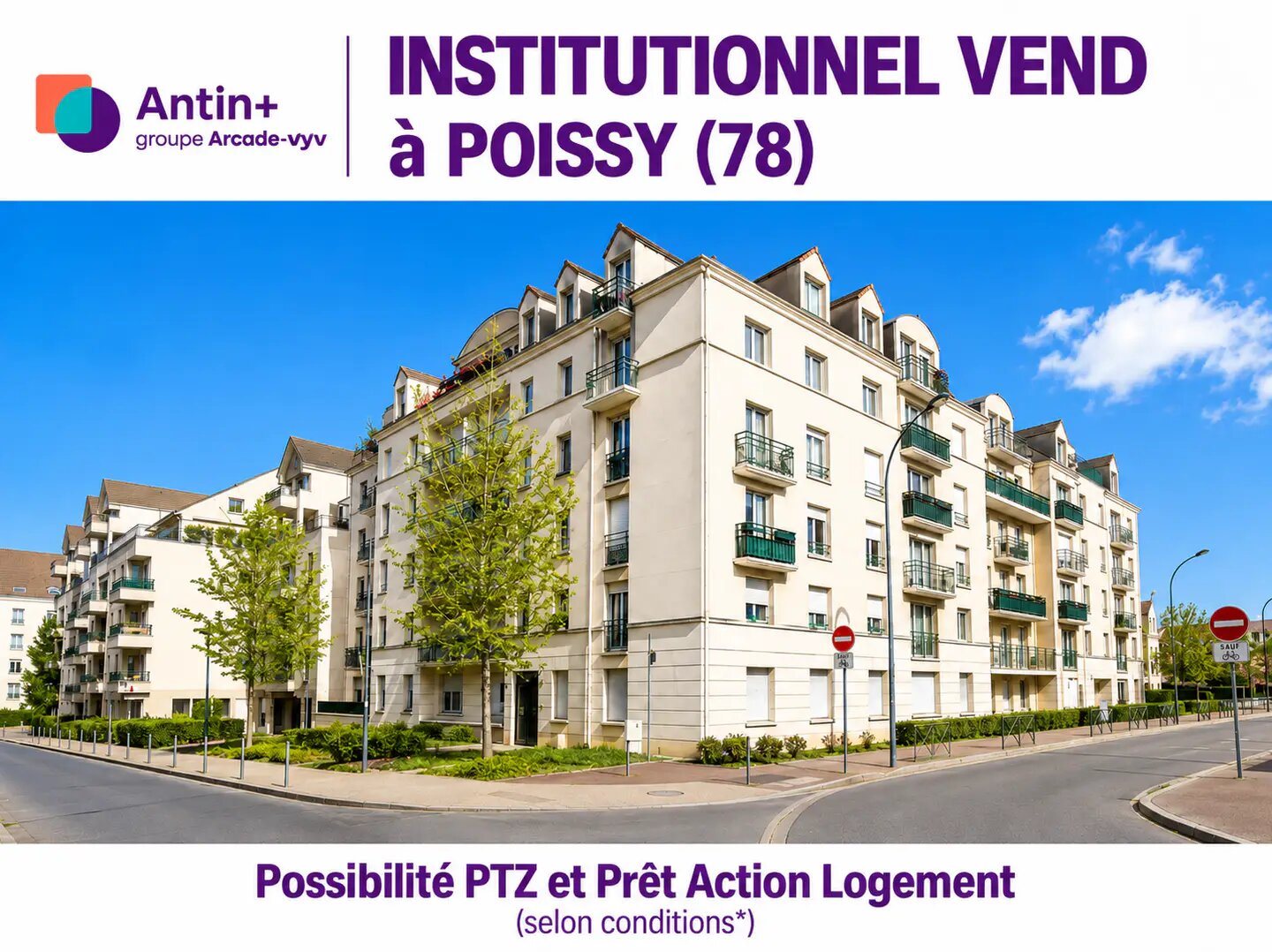 Appartement à vendre, 47m², Poissy