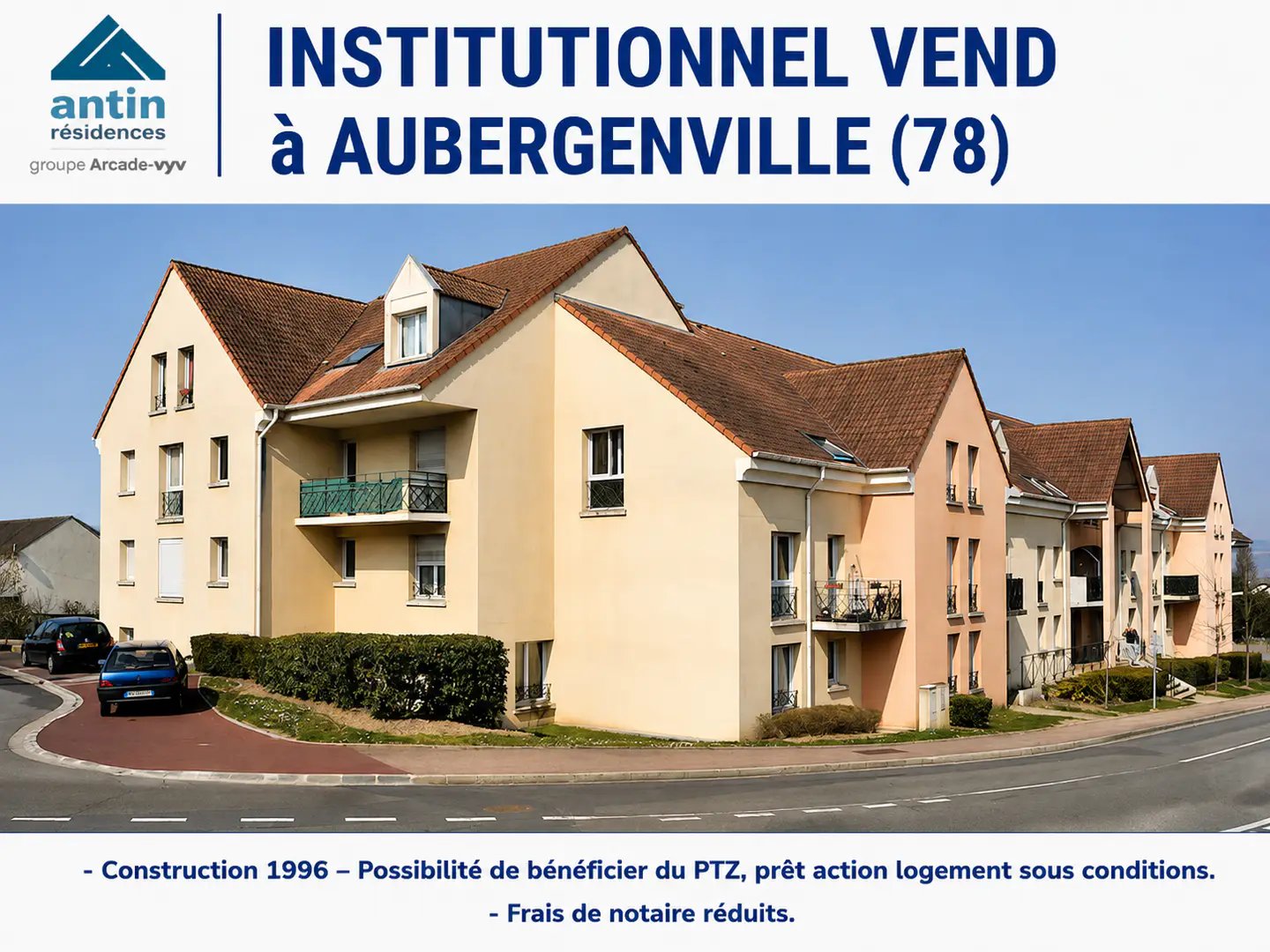 Appartement à vendre, 49m², Aubergenville