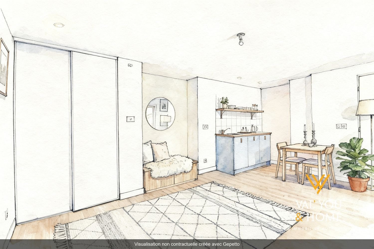 Appartement à vendre, 25m², Villeurbanne