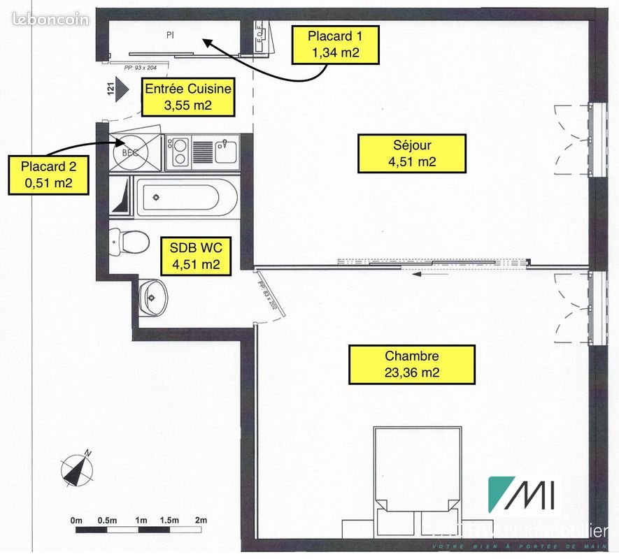 Appartement à vendre, 54m², Le Port-Marly