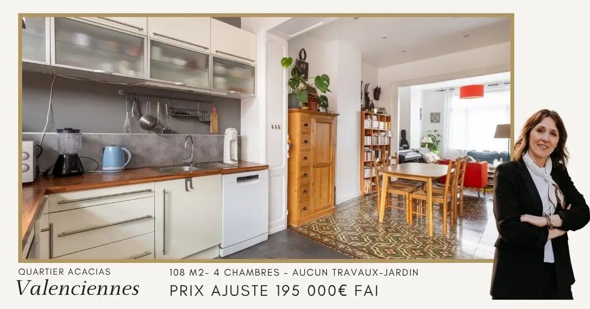 Maison à vendre, 110m², Valenciennes