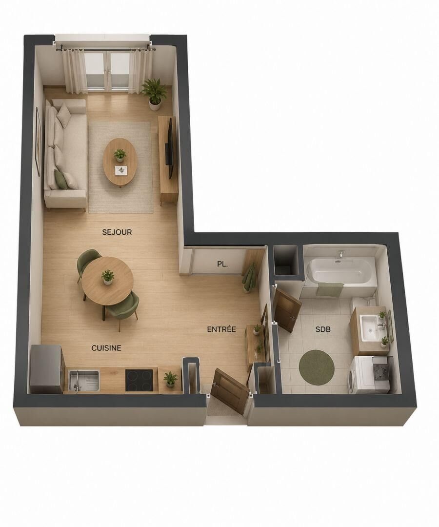 Appartement à vendre, 34m², Fontainebleau