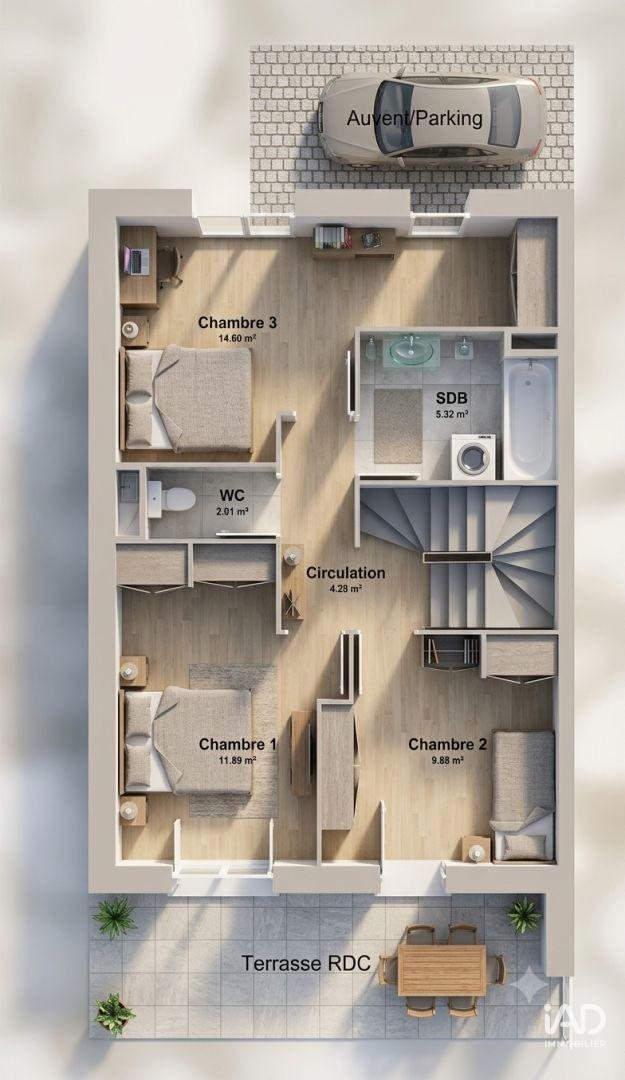 Maison à vendre, 120m², Saint-Pierre-lès-Nemours