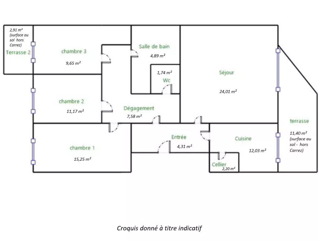 Appartement à vendre, 93m², Le Kremlin-Bicêtre
