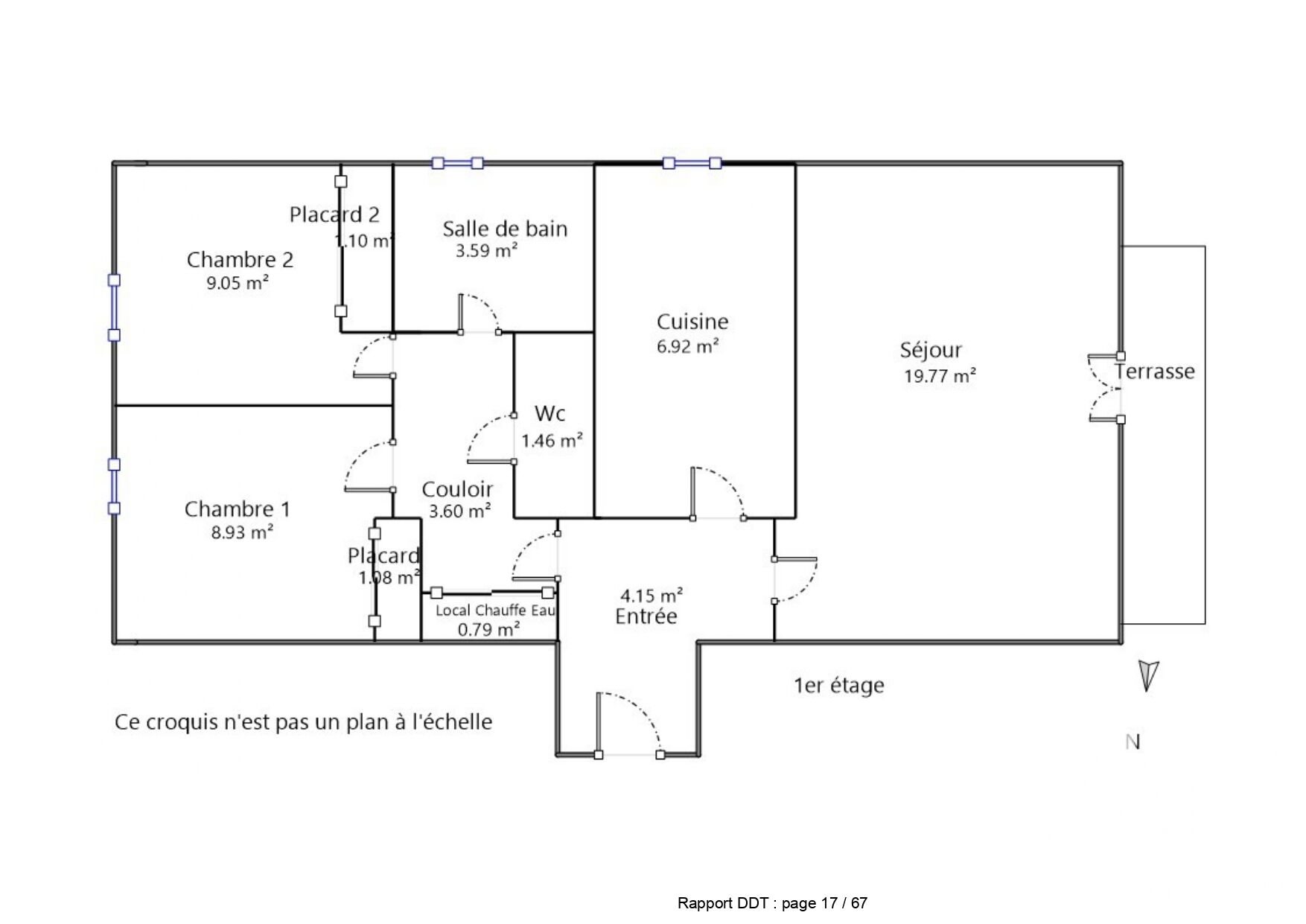 Appartement à vendre, 60m², Castelginest