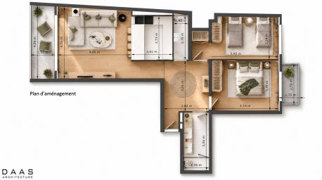 Appartement à vendre, 74m², Le Port-Marly