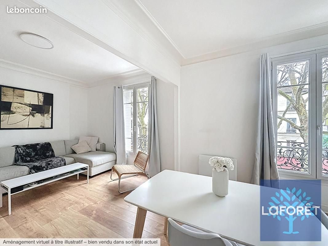 Appartement à vendre, 54m², Paris 19ème