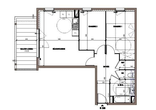 Appartement à vendre, 62m², Nîmes