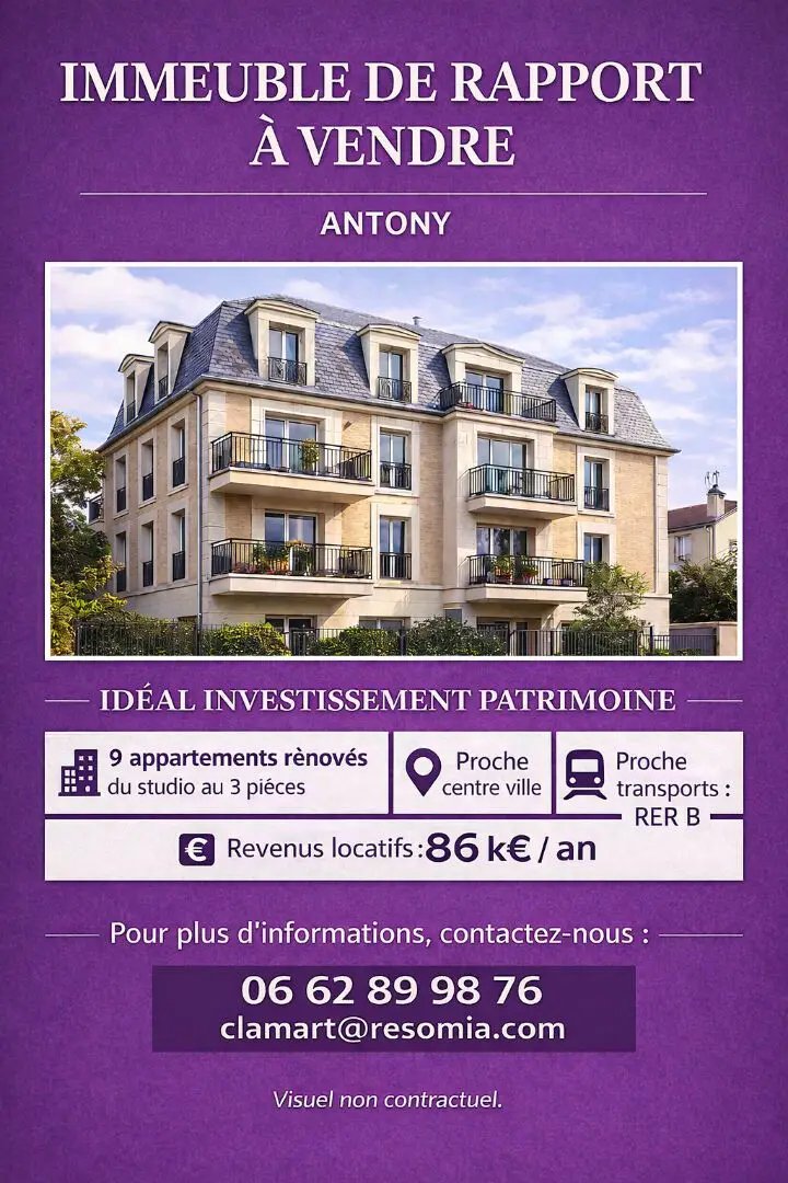 Appartement à vendre, 266m², Antony