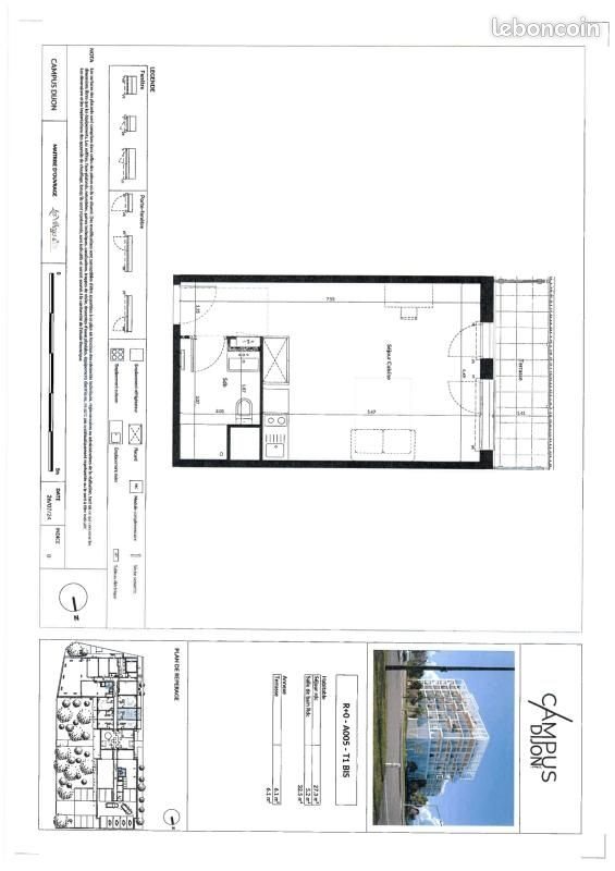 Appartement à louer, 32m², Dijon