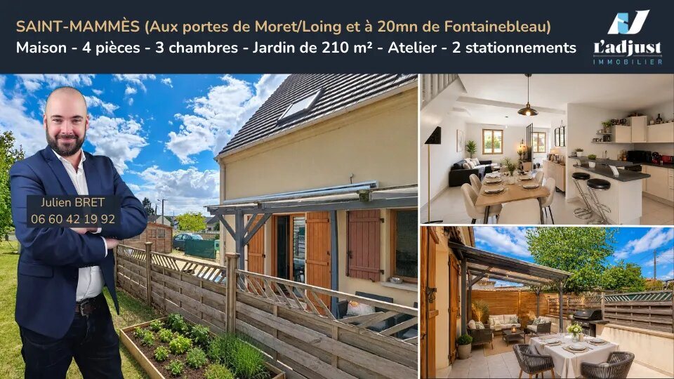 Maison à vendre, 73m², Saint-Mammès