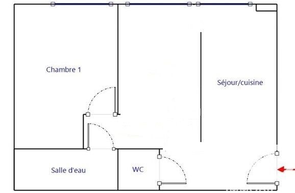 Appartement à louer, 30m², Saint-Étienne