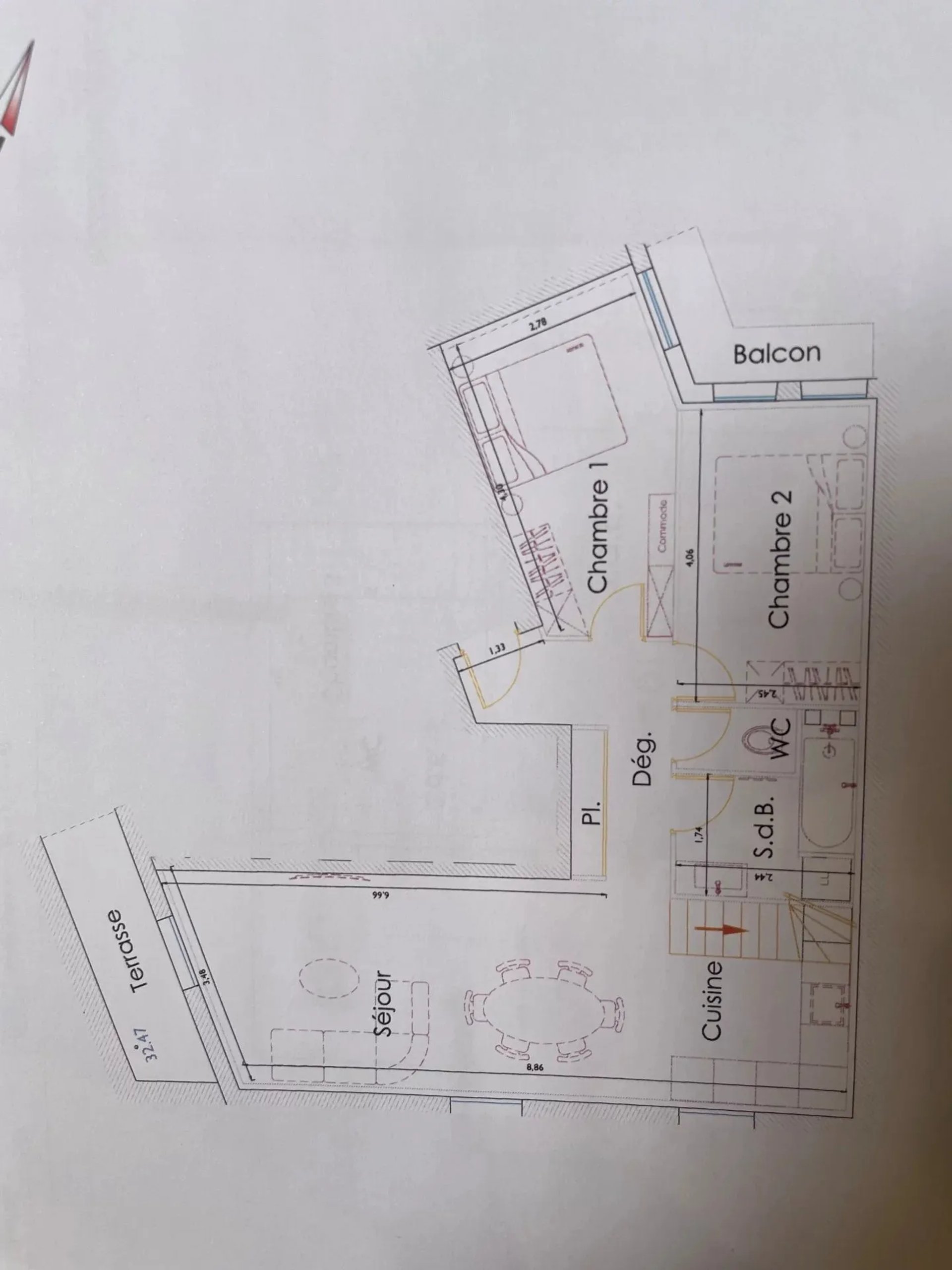 Appartement à vendre, 78m², Nice