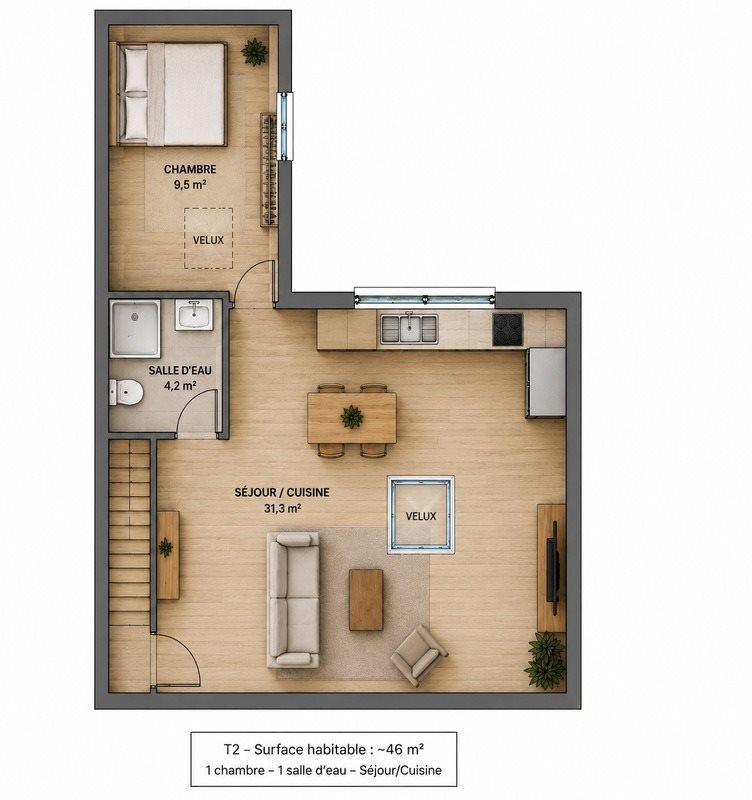 Appartement à vendre, 103m², Villeneuve-sur-Lot