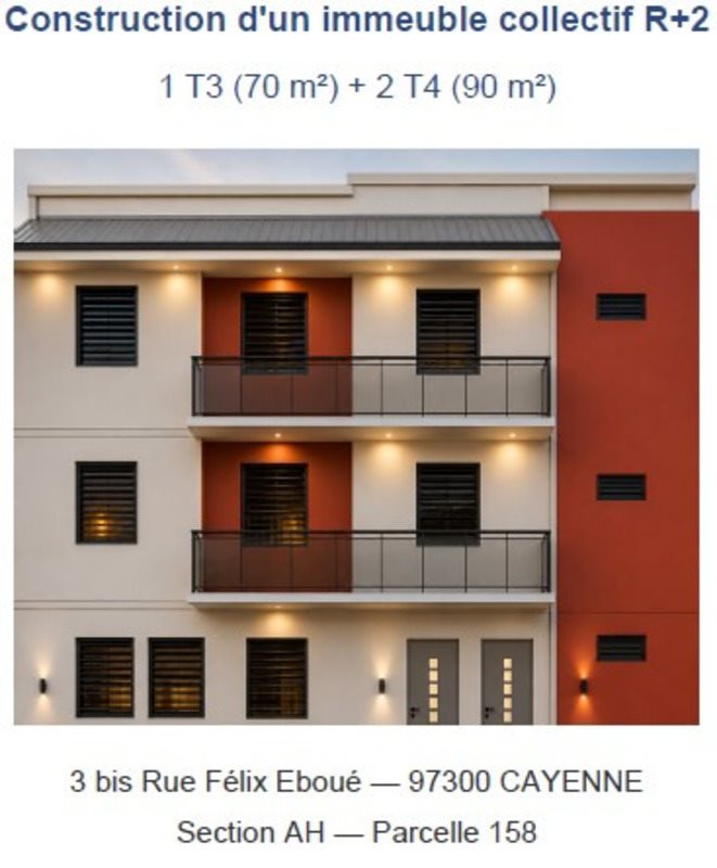 Appartement à vendre, 65m², Cayenne