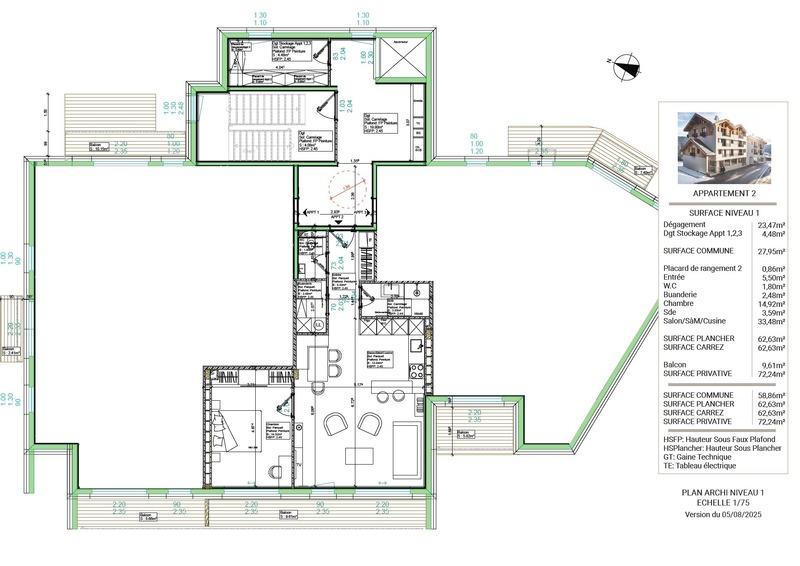 Appartement à vendre, 63m², Briançon