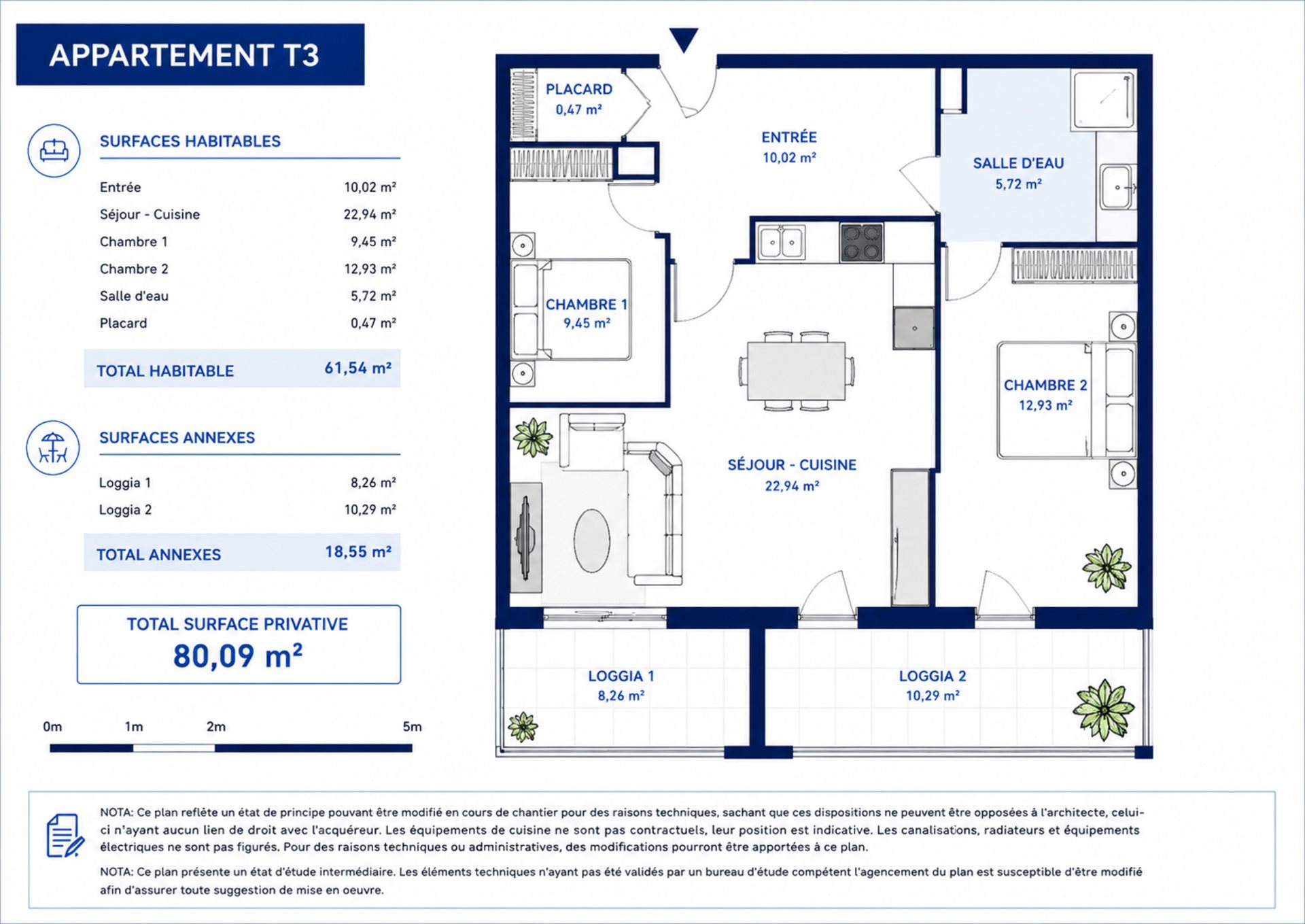 Appartement à vendre, 61m², Maromme