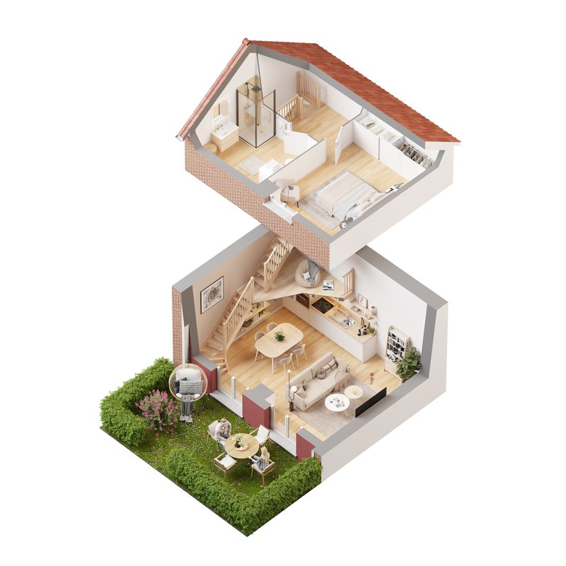 Appartement à vendre, 53m², Le Houlme