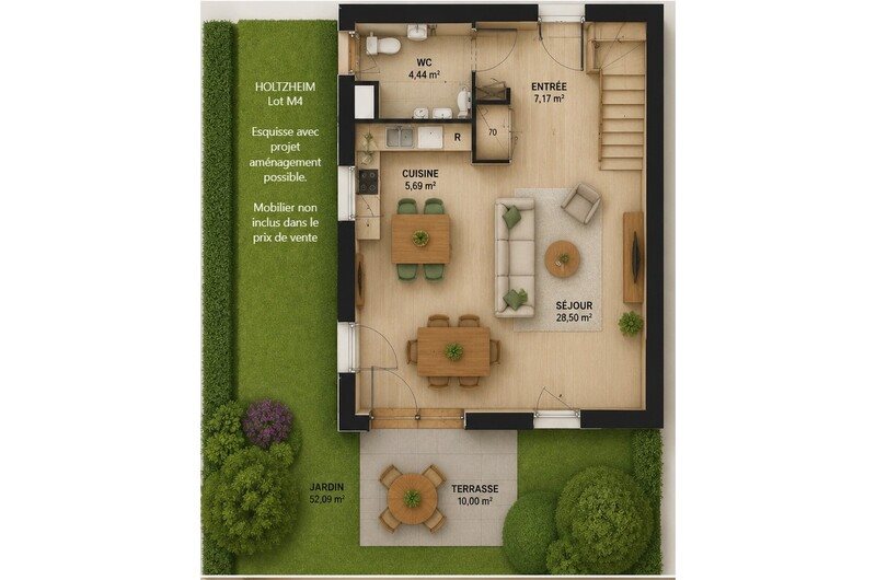 Appartement à vendre, 91m², Holtzheim