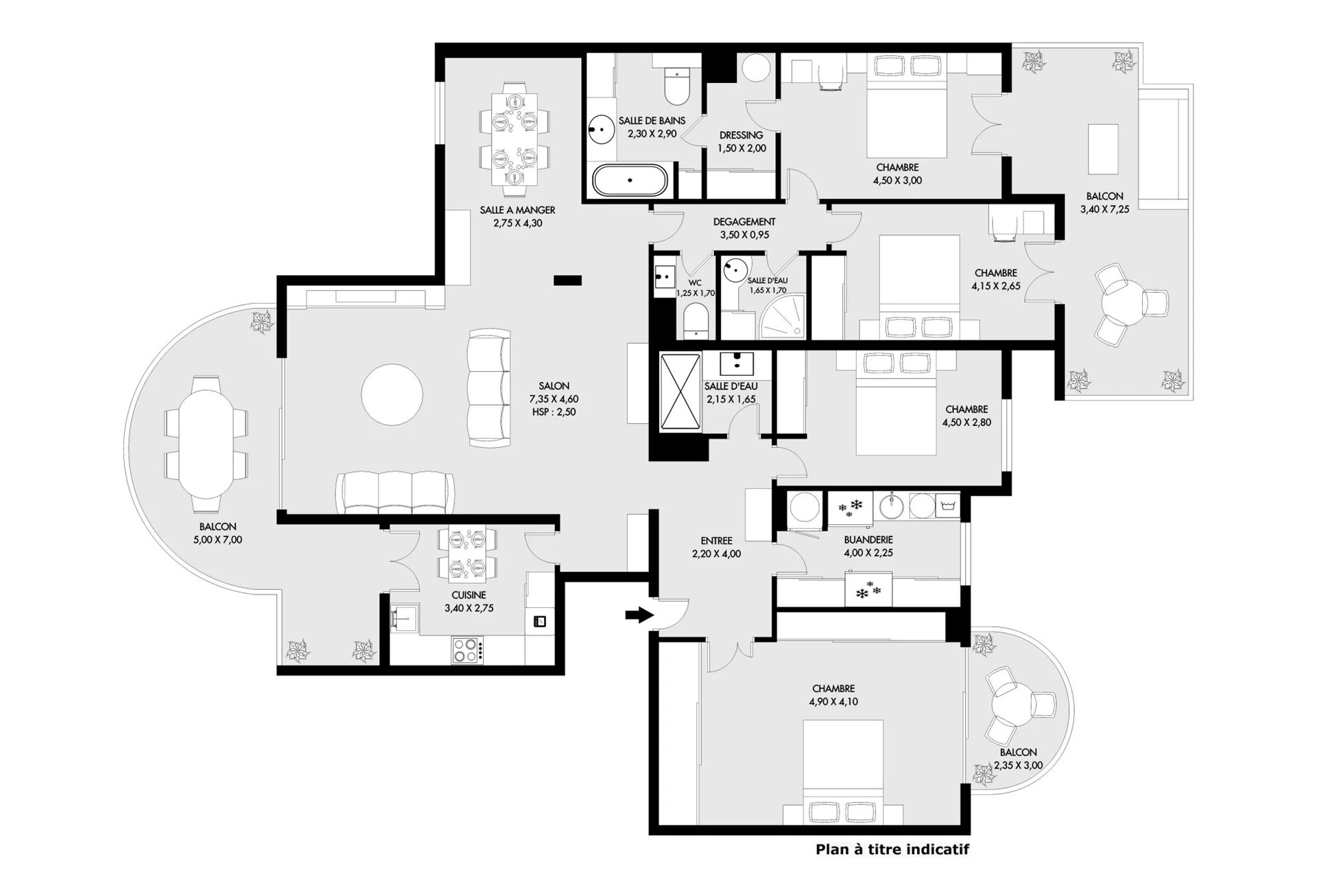 Appartement à vendre, 144m², Enghien-les-Bains