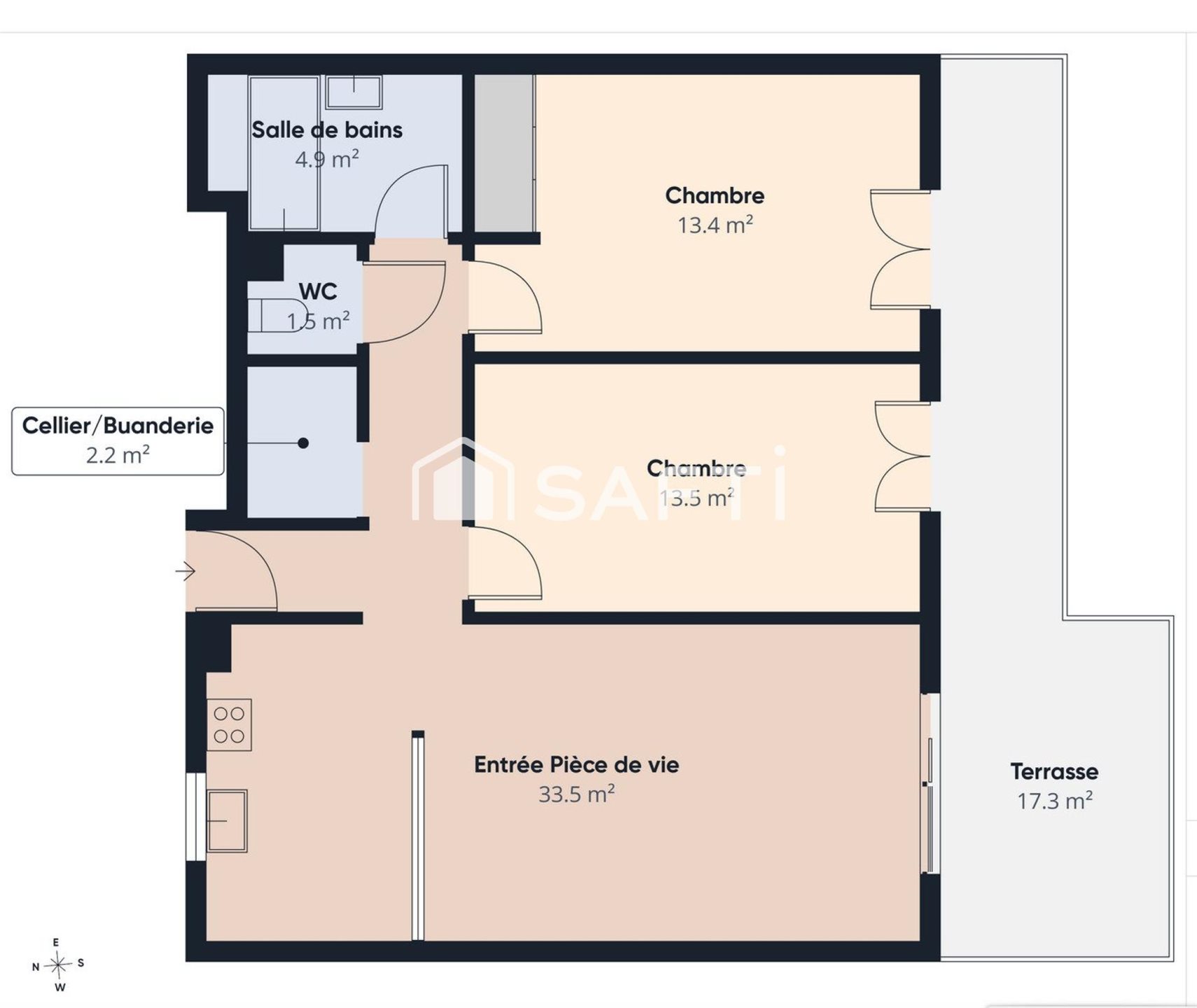 Appartement à vendre, 70m², La Rochelle
