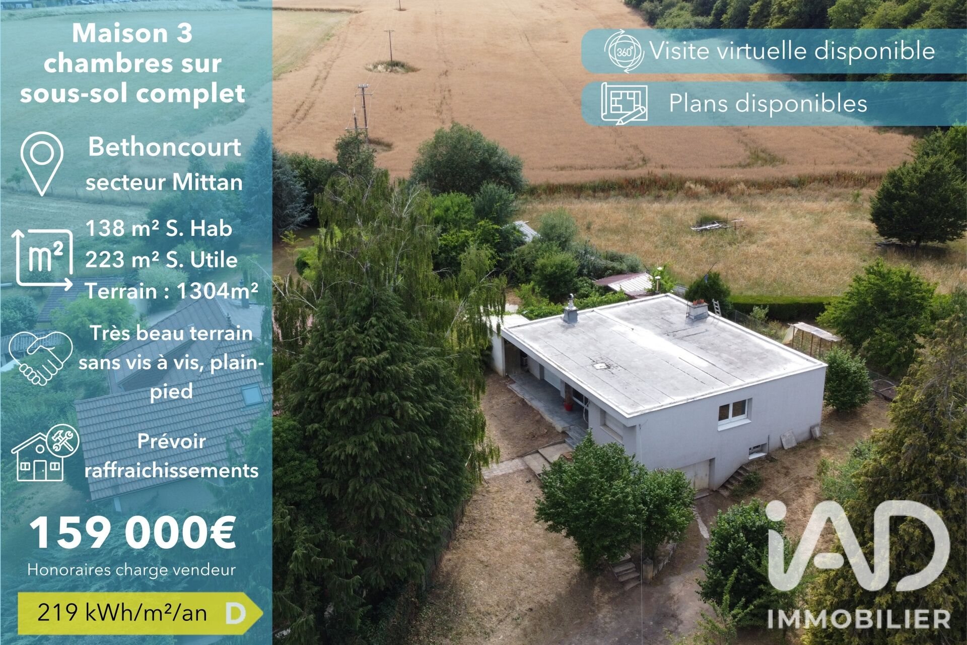 Maison à vendre, 138m², Bethoncourt